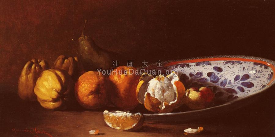 Clement Nature Morte Aux Fruits - 杰曼·西奥多尔·克勒门特·立波特
